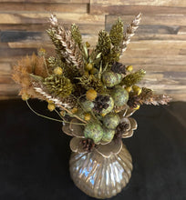 Afbeelding in Gallery-weergave laden, Bloem keramieken vaas met droogbloemen