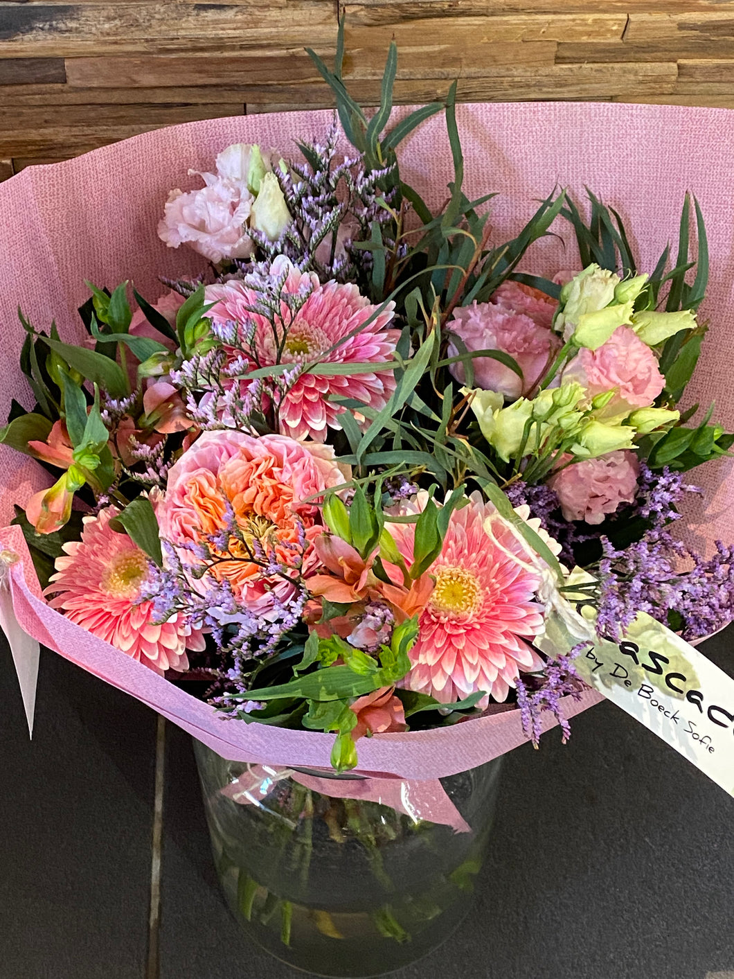 Roze tinten Veldboeket