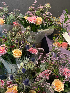 Pastel , roze Veldboeket.