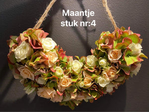Maantje met Hortensia en trosrozen foto nr:4